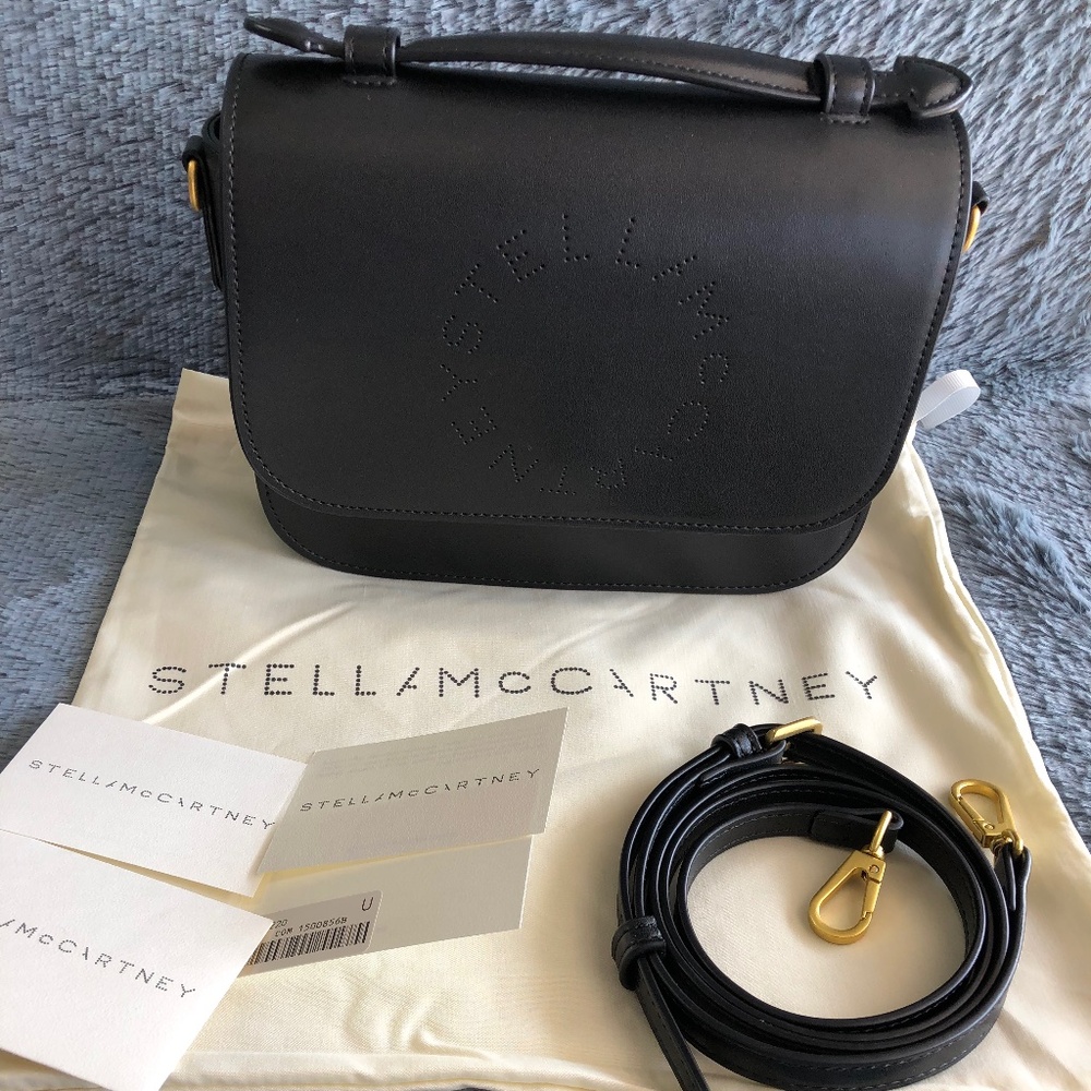 🆕Stella McCartney Logo-perforated Crossbody Bag